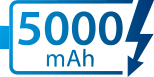 icone ilustrativo bateria de 5000 mAh