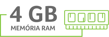 Ícone memória RAM de 8 GB