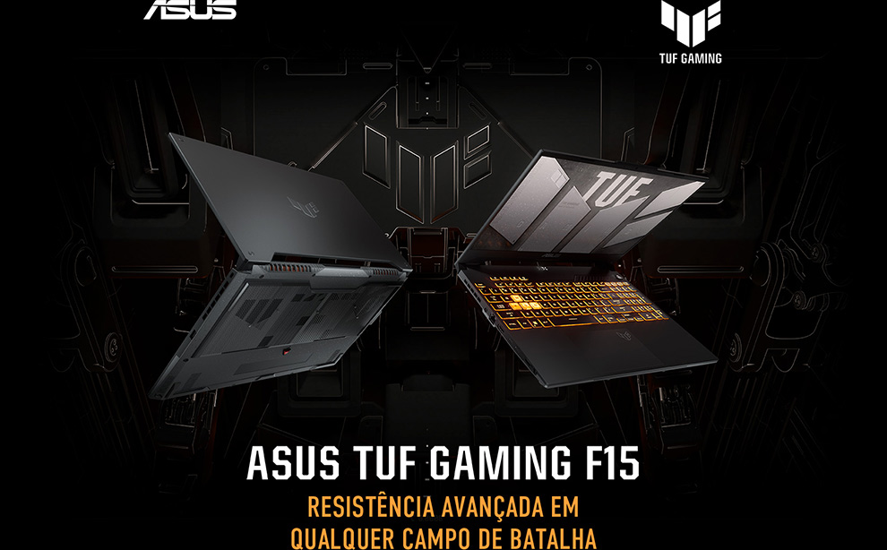Asus TUF Gaming 15 | Resistência avançada em qualquer campo de batalha.