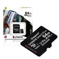 Cartão de memória micro SD 64gb, com adaptador, classe 10, SDSQUNR
