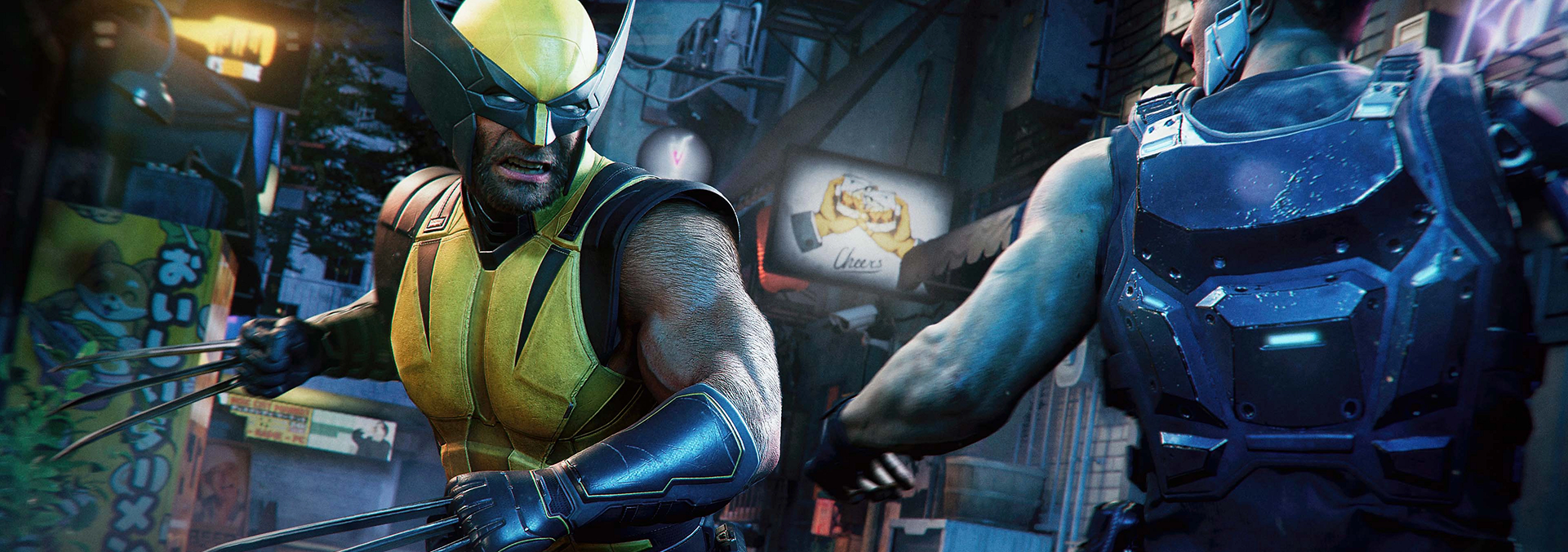 Cena do Wolverine no bar