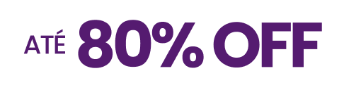 até 80% OFF