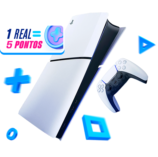 PS5 - 1 Real = 5 Pontos