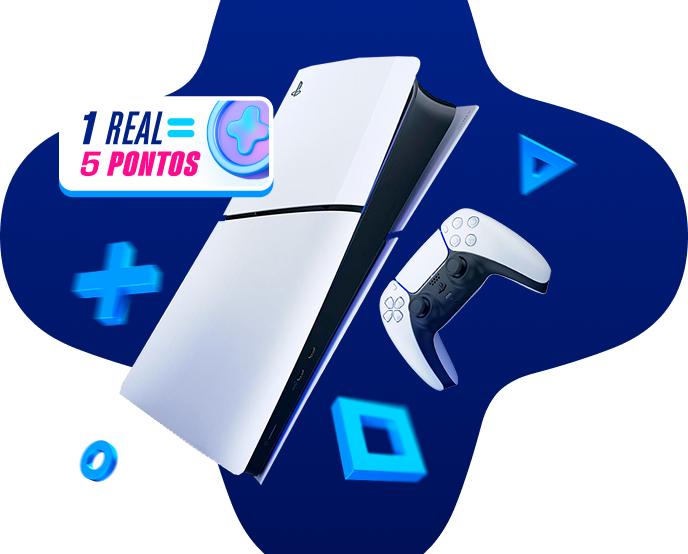 PS5 - 1 Real = 5 Pontos