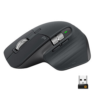 Mouse sem fio Logitech MX Master 3 com Sensor Darkfield para Qualquer Superfície