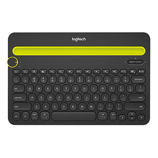 Teclado sem fio Logitech K480 com Suporte Integrado para Smartphone e Tablet