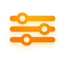 Ícone com uma seta apontando para um headset