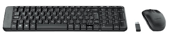 Combo Teclado e Mouse sem fio Logitech MK220
