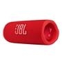 Caixa de Som Portátil JBL Flip 6, Bluetooth, À prova D'Água, USB-C, Vermelho   Som mais alto e poderoso A batida continua com o sistema de alto-falant