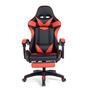 Cadeira Gamer Prizi Vermelha - PZ1006EA Cadeira PZ1006E foi desenvolvida para que os usuários tenham uma experiência extremamente confortável, mesmo q