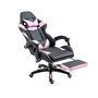 Cadeira gamer prizi canvas - rosadesenvolvida para que o usuário tenha uma experiência extremamente confortável e ergonômica, mesmo que precise utiliz